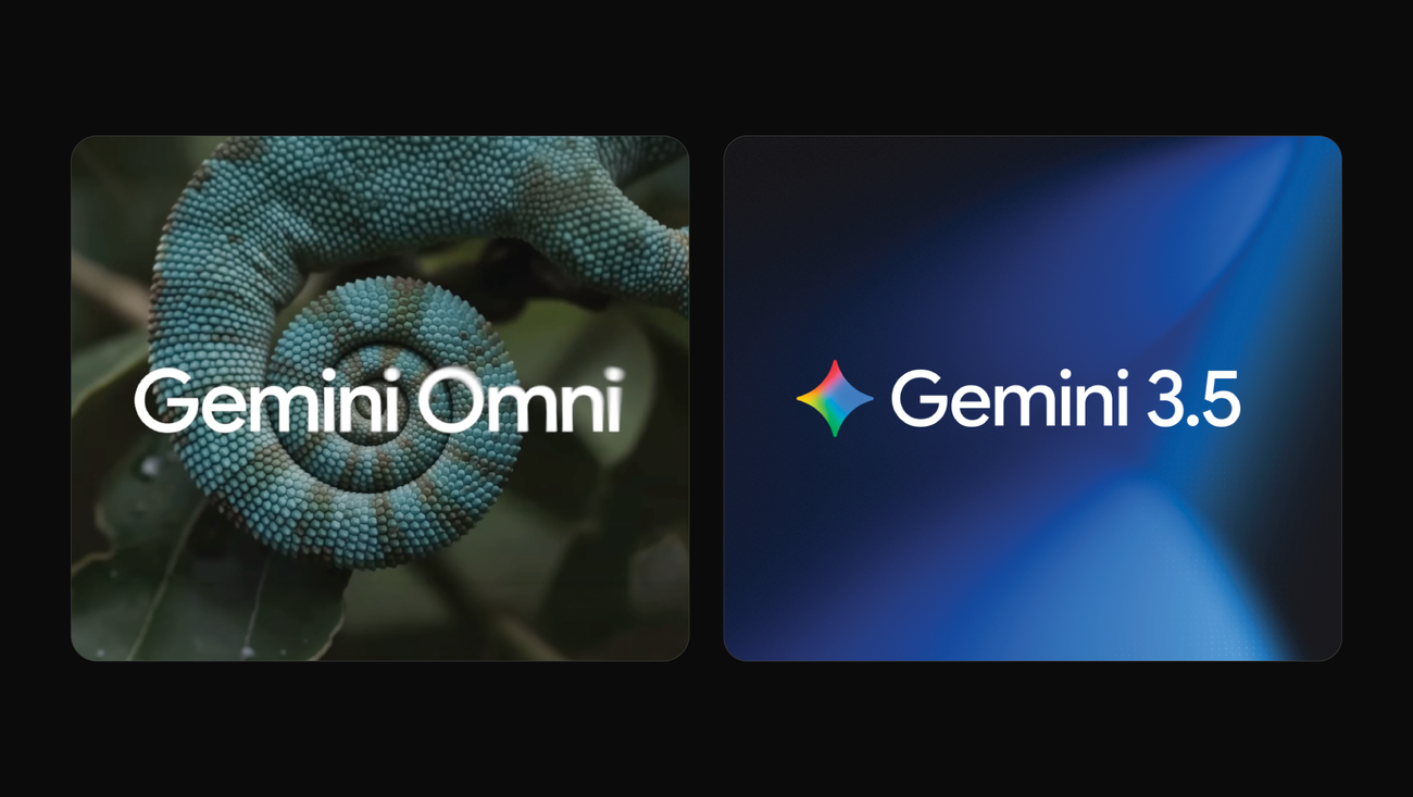Google's official Gemini Omni and Gemini 3.5 article card